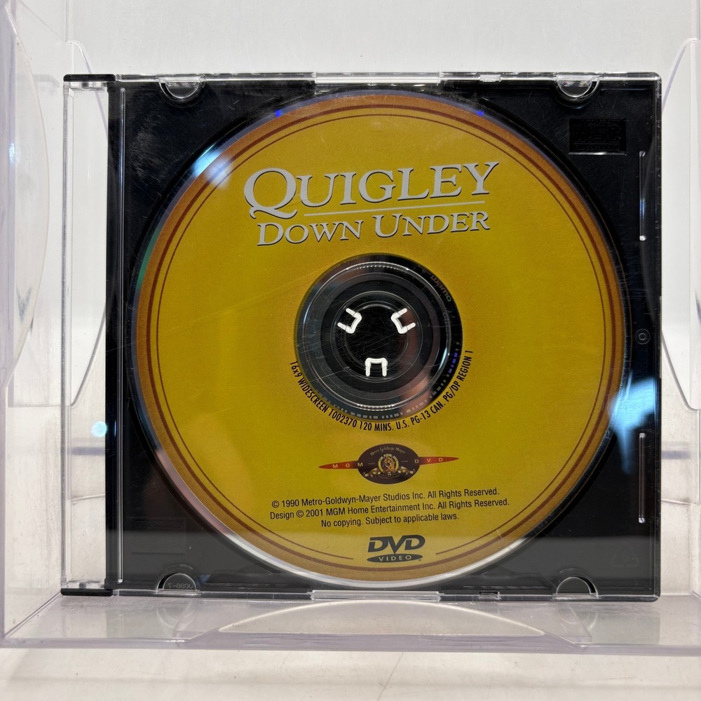 Quigley Down Under DVD 2001 MGM Widescreen Tom Selleck Western Movie 1002370